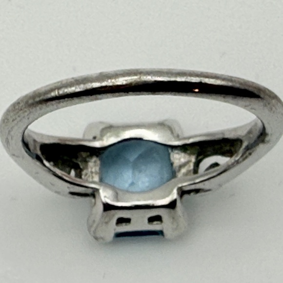 Avon Emerald Cut Aquamarine Stone - Picture 4 of 4